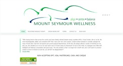 Desktop Screenshot of mountseymourwellness.com